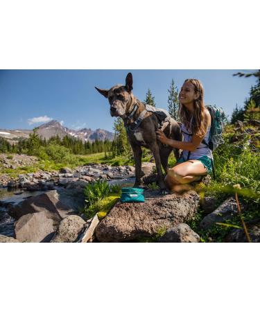 RUFFWEAR Quencher Bowl - Tumalo Teal Small | Best Travel Dog Water Bowl for Hydration - Buy Online on GoSupps.com