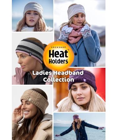 Heat Holders Women s Thermal Outdoor Knitted Headband - Fleece Lined Ribbed Dark Gray - One Size - Buy Online on GoSupps.com
