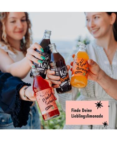 Brauerei Zwnitz Rhabarberschorle 18-Pack - Refreshing Rhubarb Juice Spritzer in 0.33L Glass Bottles | Authentic Saxon Lemonade | International Shipping Available - Buy Online on GoSupps.com