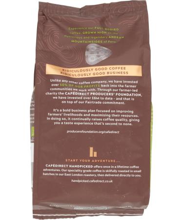 Caf direct Fairtrade Machu Picchu Organic Whole Coffee (227g) - Buy Online on GoSupps.com