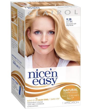 Clairol Nice N Easy Permanent Natural Extra Light Beige Blonde 9.5B - Buy Online on GoSupps.com