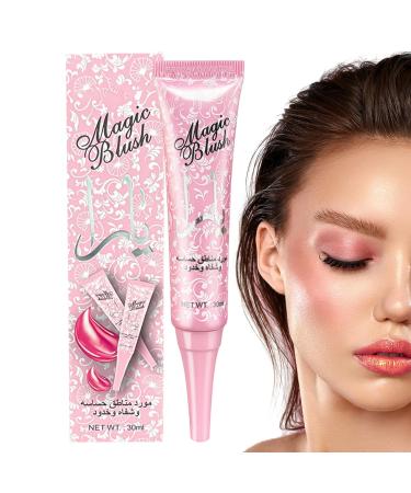 Blush for Face Makeup - Matte Finish Long-Lasting Wear 30ml Temperature-Changing Face Blush for Women - For Travel Evening Stage Photography Mother