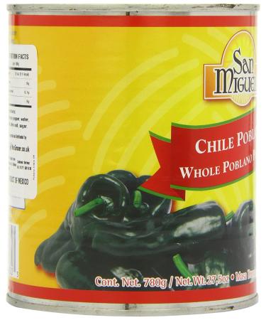 San Miguel Whole Poblano Peppers - Authentic Mexican Flavor | Shop Now - Buy Online on GoSupps.com