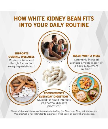 White Kidney Bean Berberine Apple Cider Vinegar Cinnamon & Cayenne Support Metabolism & Healthy Digestion 150 Capsules 150 Count (pack of 1) - Buy Online on GoSupps.com