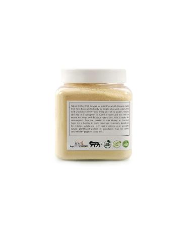 NatureVit Soya Milk Powder 300g - Vegan, Non-GMO, 49% Protein, Sugar-Free - Buy Online on GoSupps.com