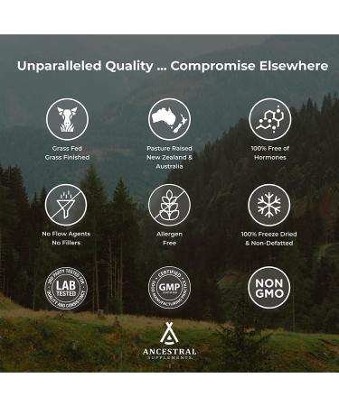 Ancestral Supplements Grass Fed Ovine Thymus Glandular Extract - Histamine & Immune Support, Non-GMO 180 Capsules - Buy Online on GoSupps.com