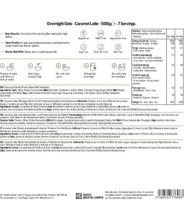 THE PROTEIN WORKS Overnight Oats | High Protein Breakfast | Low Sugar Snack | Low GI Oats | - Buy Online on GoSupps.com