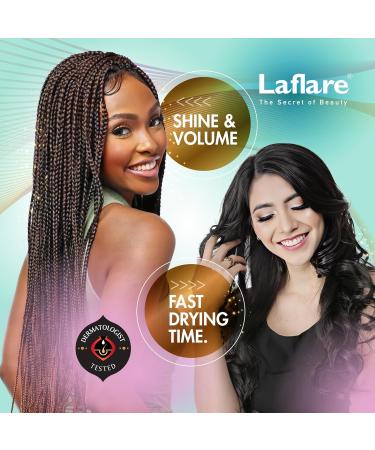 Shop Laflare Travel Size Mousse Foam - Hair Styling Shine & Volume for Braid & Locs (Musk) | International Shipping Available - Buy Online on GoSupps.com