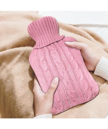 Rope Cover for Hot Water Bottles - Removable & Washable Soft Heat Bag for Pain Relief | Comfortable Hand-Foot Warmer (Pink) - International Shipping Available - Buy Online on GoSupps.com