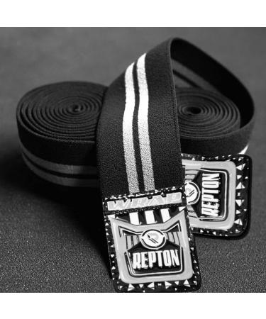 REPTON Elbow Wrap Elbow Sleeves Support for Weightlifting Powerlifting CrossFit and Tendonitis | Adjustable Strap Compression Splint for Left and Right Size Reversible Stabilizer (Black & White) - Buy Online on GoSupps.com