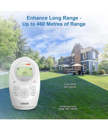 VTECH Digital Audio Baby Monitor DM1212 | DECT Tech Intercom Temp Sensor & Night Light - Perfect Parent & Baby Unit - Buy Online on GoSupps.com