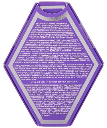 GlamGlow Gravity Mud Purple Facial Treatment Cream - 1.4 oz | Best International Shipping - Buy Online on GoSupps.com