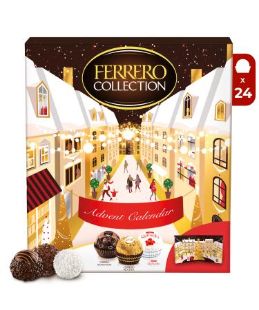 FERRERO COLLECTION Christmas Advent Calendar Fine Assorted Chocolate and Coconut Confections 259g