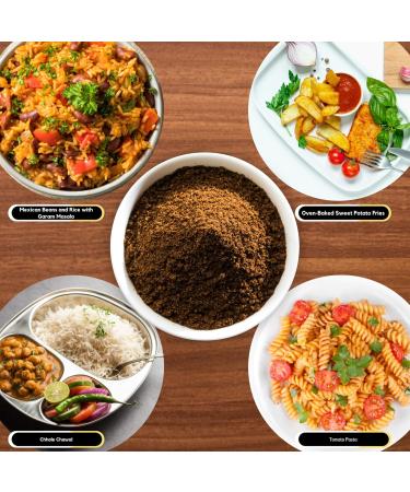 Organic Zing Organic Garam Masala - a Versatile Indian Blend of Spices and Herbs | USDA Certified | Seasoning Blend | Vegan | Preservative Free | Product of India - 100g - Buy Online on GoSupps.com