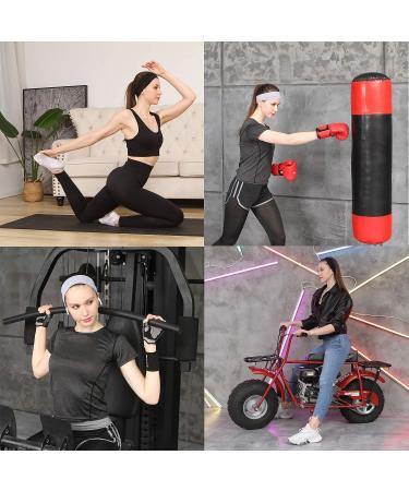 Folora 6Pcs Stretchy Elastic Headbands - Cotton Sports Hairband for Women Girls - Ideal for Yoga, Pilates, Running, Cycling - Buy Online on GoSupps.com