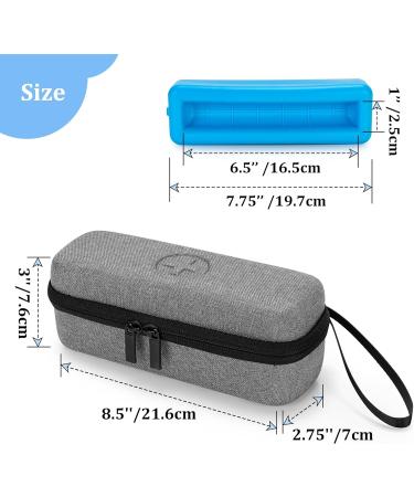Damero Insulin Cooling Bag - Portable Travel Pocket for Diabetics | Insulin Pen & Medication Cooler in Gray - Buy Online on GoSupps.com