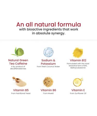 Wellbeing Nutrition Melts Instant Energy - 100% Plant-Based Green Tea Caffeine & Essential Electrolytes for Sports Hydration & Pre Workout - 30 Oral Strips - Buy Online on GoSupps.com