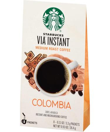 Starbucks VIA Instant Columbia Coffee - 8ct (Pack of 12) - Buy Online on GoSupps.com