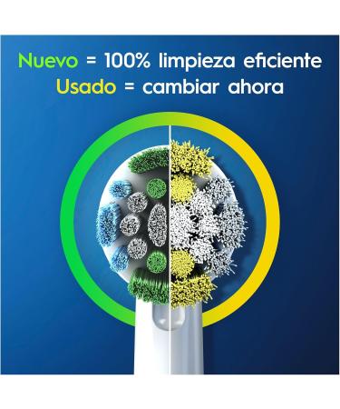 Oral-B Braun Precision Clean Toothbrush Heads - Cleanmaximiser Bristles 8 Count (Pack of 1) - Optimal Cleaning Letterbox Packaging International Shipping - Buy Online on GoSupps.com