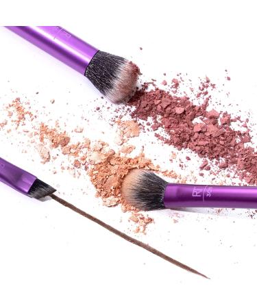 Real Techniques Eye Shade & Blend Trio: Vegan & Cruelty-Free 3-Piece Set for Eyeshadow, Liner, and Brow Grooming - Buy Online on GoSupps.com