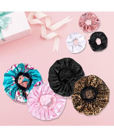 Silk Cap Satin Bonnet for Women - Set of 4 Hair Bonnets for Natural Hair - Buy Online on GoSupps.com