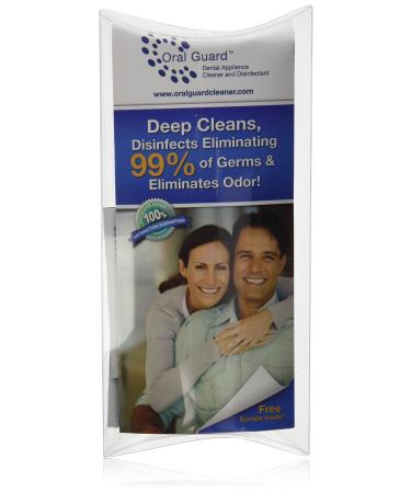 Oral Guard Dental Appliance Cleaner and Disinfectant for All Night Guards, Retainers and Dentures. 3 Month Supply