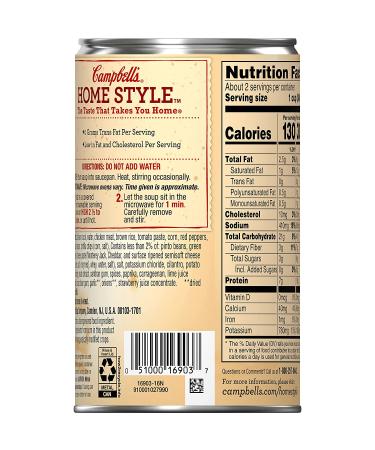 Campbell's Homestyle Healthy Request Mexican Style Chicken Tortilla Soup 18.6 Oz Can (Case of 12) - Buy Online on GoSupps.com