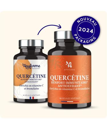 Apyforme - Quercetin Vitamin C and Bromelain - 90 Capsules - Made in France - Buy Online on GoSupps.com