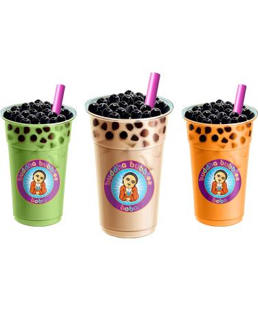 Buddha Bubbles Boba Watermelon Bubble Tea Drink Mix Powder 10oz - Refreshing Flavor - 283g - Buy Online on GoSupps.com
