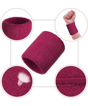 Bememo Cotton Welding Bands for Women & Men - Multi-Colored 12 Pieces - Perfect for Tennis Basketball Running & Gym Training - Buy Online on GoSupps.com