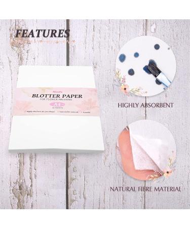 Aboofx Large A4 Blotting Paper for Flower Press - 20 Sheets, Highly Absorbent and Reusable Craft Blotter Paper - 8.26 x 11.8 inch - Buy Online on GoSupps.com