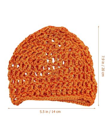 Lurrose 10pcs Mesh Crochet Hair Net Cap - Rayon Snood Hat for Women - Short Hairnet Snoods Cover Ornament - Ideal for Sleeping - Buy Online on GoSupps.com