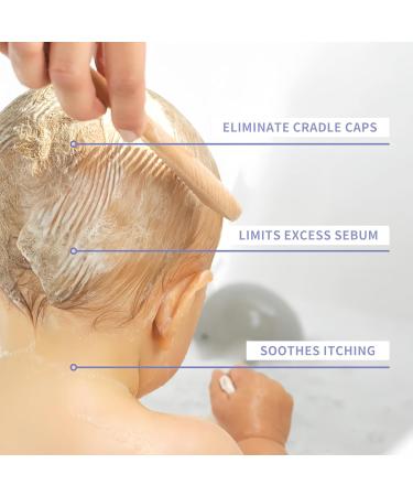 Buy Bee Nature Baby Shampoo Bio - Milk Crust Treatment 99% Tear-Free Honey Mousse for Newborns & Kids - 200ml - Sensitive Scalp Care - Buy Online on GoSupps.com