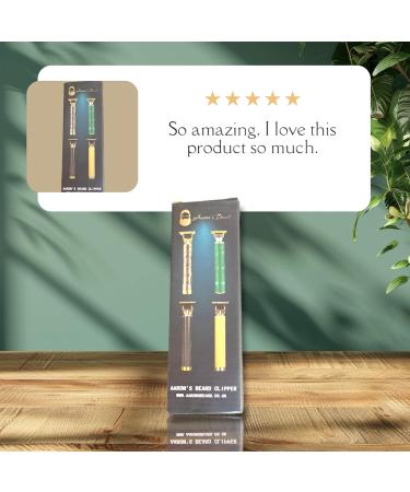 Aarons Beard Trimmer |Men Cordless Hair Clippers |Shavers For Men Premium Beard Grooming Kit For Barbers |USB TypeC Rechargeable Mens Shaver |Trimmer For Men |Gifts For Men |4 Limit Professional Combs Green - Buy Online on GoSupps.com
