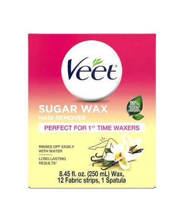 VEET Sugar Wax Hair Remover Kit - Floral Vanilla Fragrance - 250ml (Pack of 2) - Buy Online on GoSupps.com