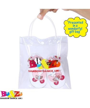 SHADOW DANCE UK Baby Shoes | Soft Sole Toddler Shoes for Boys & Girls | Leather Winter Booties | Pink Butterfly Design | Size 28 | 12-18 Months - Buy Online on GoSupps.com