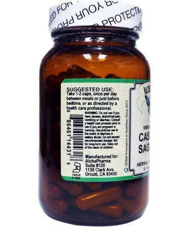 Cascara Sagrada Bark Wild Harvested (Rhamnus purshiana Bark) 400 mg. per Veggie Cap 90 Count (Pack of 1) - Buy Online on GoSupps.com