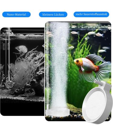 Forever Speed Aquarium Air Stone 80mm - Ultra Silent Nano Air Stone for Enhanced Oxygen in Aquariums - Buy Online on GoSupps.com