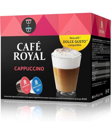 Caf Royal Cappuccino 48 pods Compatible with NESCAFE (R)* Dolce Gusto (R)* System (Pack of 3X16) - Buy Online on GoSupps.com
