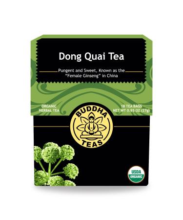 Buddha Teas Organic Dong Quai Tea - OU Kosher, USDA Organic, CCOF Organic, 18 Bleach-Free Tea Bags