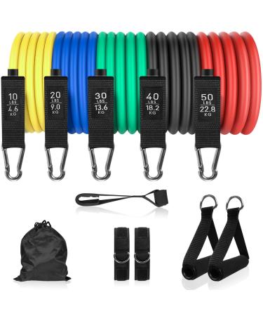 Fitness straps resistance bands set rubber band sports resistance tapes strength training home gym strength training equipment training equipment for home suit for fitness yoga pilates multicolored
