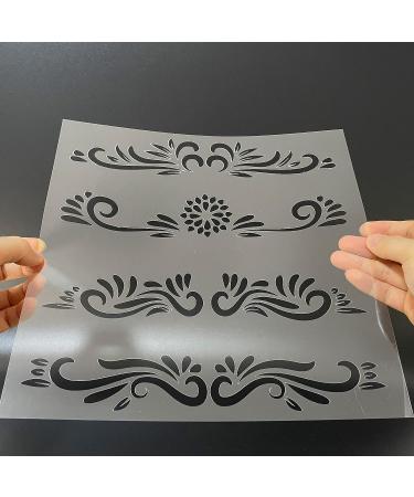 7.5mil Blank Mylar Sheet 12x12 Clear Plastic - 10 Pack | Stencil PET Material for Cricut Cutting Machine - Buy Online on GoSupps.com