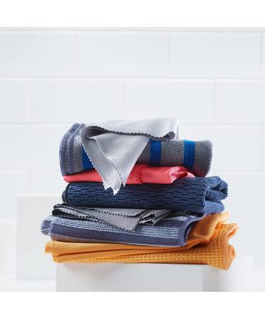 E-Cloth Stovetop Cleaner - Reusable Microfiber Cleaning Cloth for Ovens & Glass Tops - 100 Wash Guarantee, Blue & Gray - Buy Online on GoSupps.com