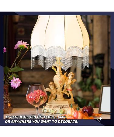 1 Yard Silver Rhinestone Fringe Trim for Sewing Crafts & Wedding Party - Crystal Diamond Ribbon Tassel Chain for Female Jewelry - Buy Online on GoSupps.com