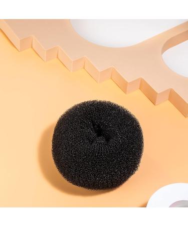 Extra Large 6-Inch Hair Bun Donut for Bridal & Hollywood Styles Choose Brown Black or Blonde | Hair-So Black - Buy Online on GoSupps.com