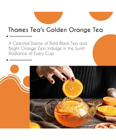 Thames Tea Tubebox - Premium Flavoured Loose Leaf Fruit & Herbal Tea for Luxury British Tea Experience - Buy Online on GoSupps.com