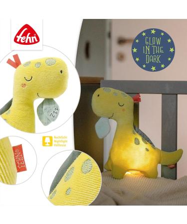 Fehn Nachtlicht Dino - Multifunctional Glow-in-the-Dark Baby Night Lamp & Sleep Aid for 0+ Months - Cuddly Toy & Bedside Light - Buy Online on GoSupps.com