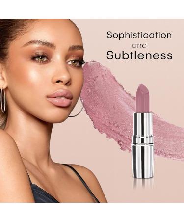 Nude Envie Vegan Lipstick - Paraben & Cruelty Free - Vitamin E & Jojoba Oil (Cool) - Buy Online on GoSupps.com