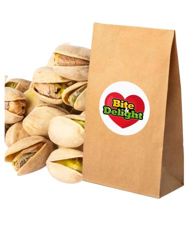 Bite & Delight 2kg Roasted Salted Pistachios in Shell Healthy Snack High in Protein and Healthy Fats Gluten Free Pistachios