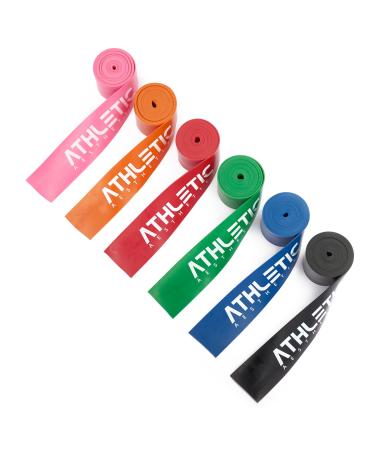 Athletics Aesthetics Floss Band + Bag and Exercise instructions 2m Flossing band for physiotherapy trigger point treatment and for self -massage - for recreational athletes and competitive athletes suitable 1x black